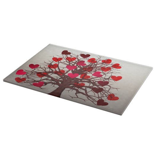 Herzbaum Schneidebrett (Ecke)