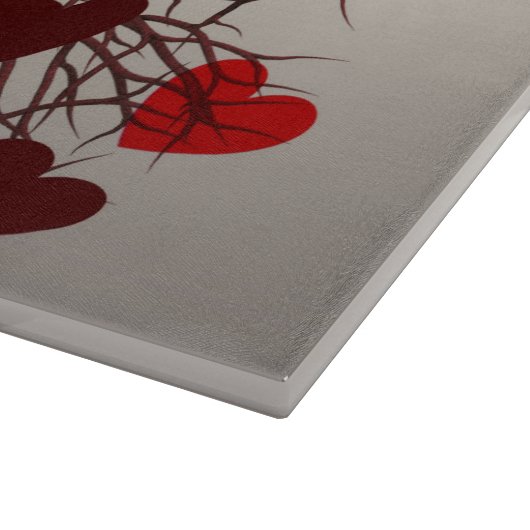 Herzbaum Schneidebrett (Ecke)