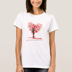 Herzbaum T-Shirt für innere Balance