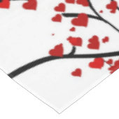 Herzbaum Tischdecke (Schrägansicht)