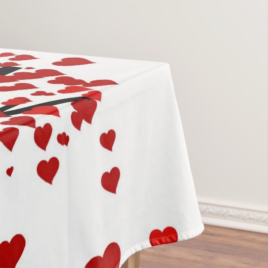Herzbaum Tischdecke (Beispiel)