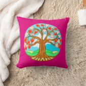 Herzbaum von Mandala Kissen (Decke)