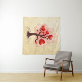 Herzbaum Wandteppich (Beispiel (Horizontal))