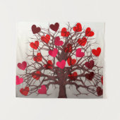 Herzbaum Wandteppich (Vorderseite (Horizontal))