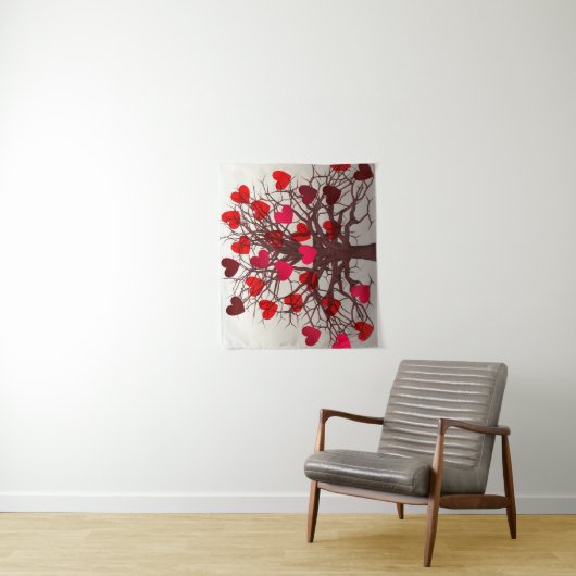 Herzbaum Wandteppich (Beispiel)