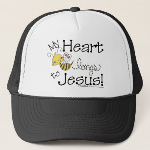 Herzbee sehnt sich nach Jesus Truckerkappe