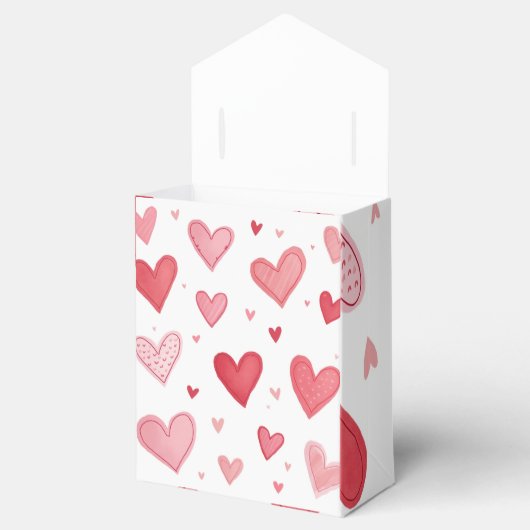 Herzbeutel Geschenkschachtel (Geöffnet)