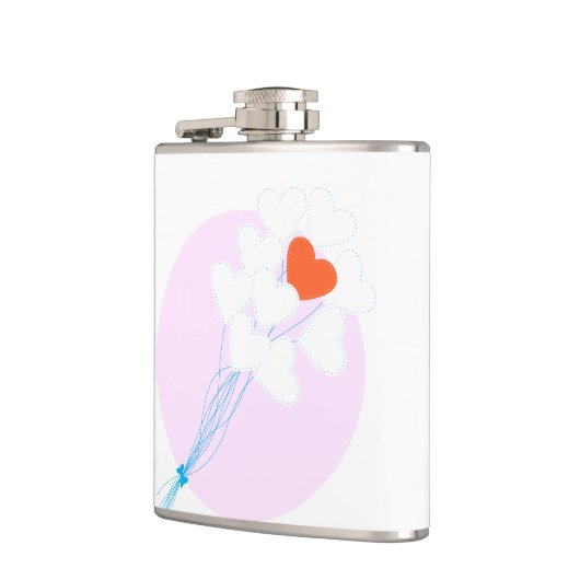 Herzblasen Flachmann (Links)