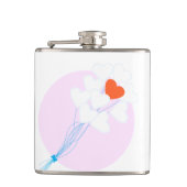 Herzblasen Flachmann (Vorderseite)