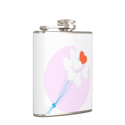 Herzblasen Flachmann (Rechts)