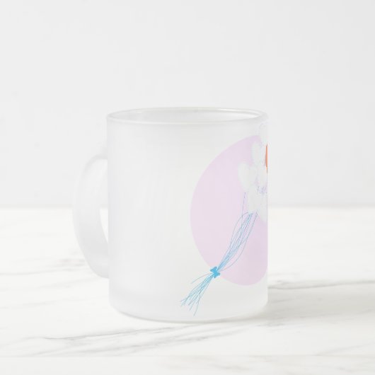 Herzblasen Mattglastasse (Vorderseite Links)