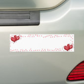 Herzblasen mit wenig Herz Autoaufkleber (Auf Auto)