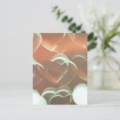 Herzblasen Postkarte (Stehend Vorderseite)