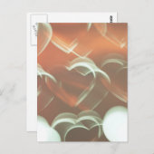Herzblasen Postkarte (Vorne/Hinten)