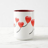 Herzblasen-Tasse Tasse (Zentrum)