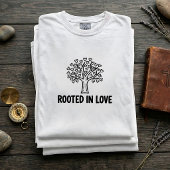 Herzblatt-Baum SVG T-Shirt Grafik Tee