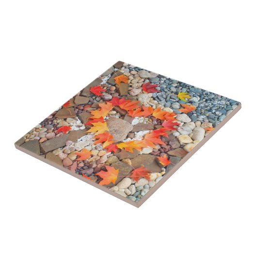 Herzblätter Fliesen Kunst Steingarten Herbst (Seite)
