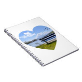 Herzblick – Notizblock mit Naturmotiv (Rechte Seite)