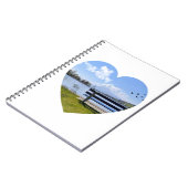 Herzblick – Notizblock mit Naturmotiv (Linke Seite)