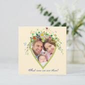 Herzblühen - Ankündigung der Adoption des Fotos (Stehend Vorderseite)