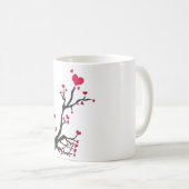 Herzblühen Kaffeetasse (VorderseiteRechts)