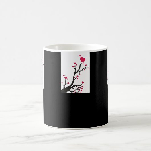 Herzblühen Kaffeetasse (Mittel)