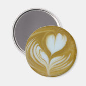 Herzblume Magnet (Vorderseite/Rückseite)