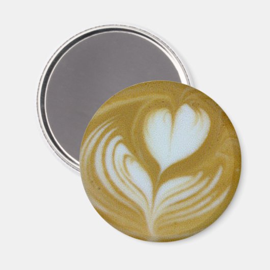 Herzblume Magnet (Vorderseite/Rückseite)