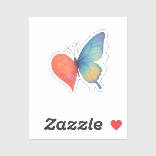 Herzblut Aufkleber (Blatt)