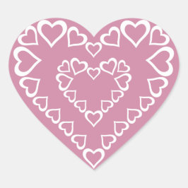 Herzblut Herz-Aufkleber