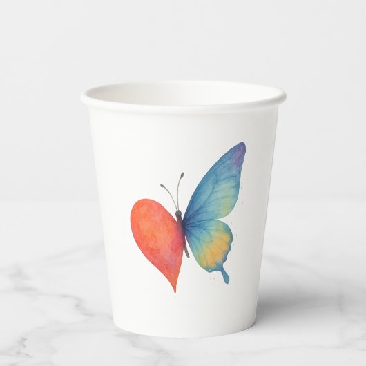 Herzblut Pappbecher (Rückseite)