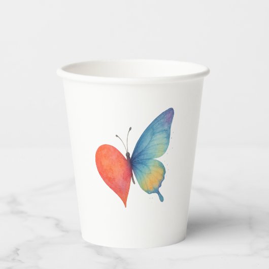 Herzblut Pappbecher (Vorderseite)