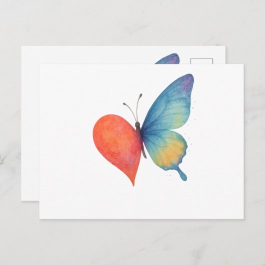 Herzblut Postkarte (Vorne/Hinten)