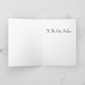 Herzblüte Valentine Neovictorian Feiertagskarte (Innenseite)