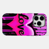 Herzblutungen Case-Mate iPhone Hülle (Rückseite (Horizontal))