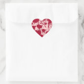 Herzblutungen Herz-Aufkleber (Tasche)