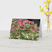 Herzblutungen Karte (Gelbe Blume)
