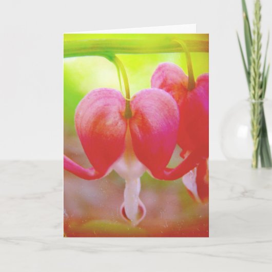 Herzblutungen Karte (Vorderseite)