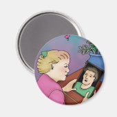 Herzblutungen Magnet (Vorderseite/Rückseite)