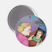 Herzblutungen Magnet (Vorderseite/Rückseite)