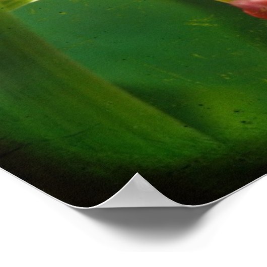 Herzblutungen Poster (Ecke)