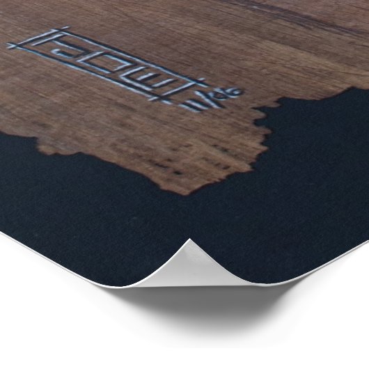 Herzblutungen Poster (Ecke)