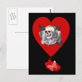 Herzblutungen Postkarte (Vorne/Hinten)