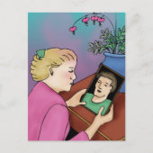 Herzblutungen Postkarte (Vorderseite)