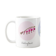 Herzblutungen, Stiefmütterchen und Aster-Blume