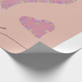 Herzbonbons  geschenkpapier (Ecke)