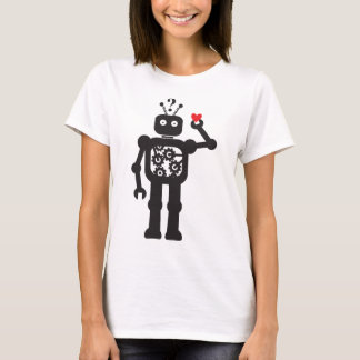 Herzbot-Kleid T-Shirt