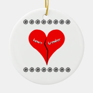 Herzbrecher Keramik Ornament