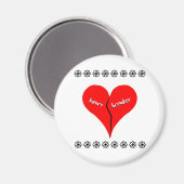 Herzbrecher Magnet (Vorderseite/Rückseite)