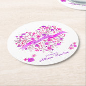 Herzbukett Blume Brautparty Untersetzer (Angewinkelt)